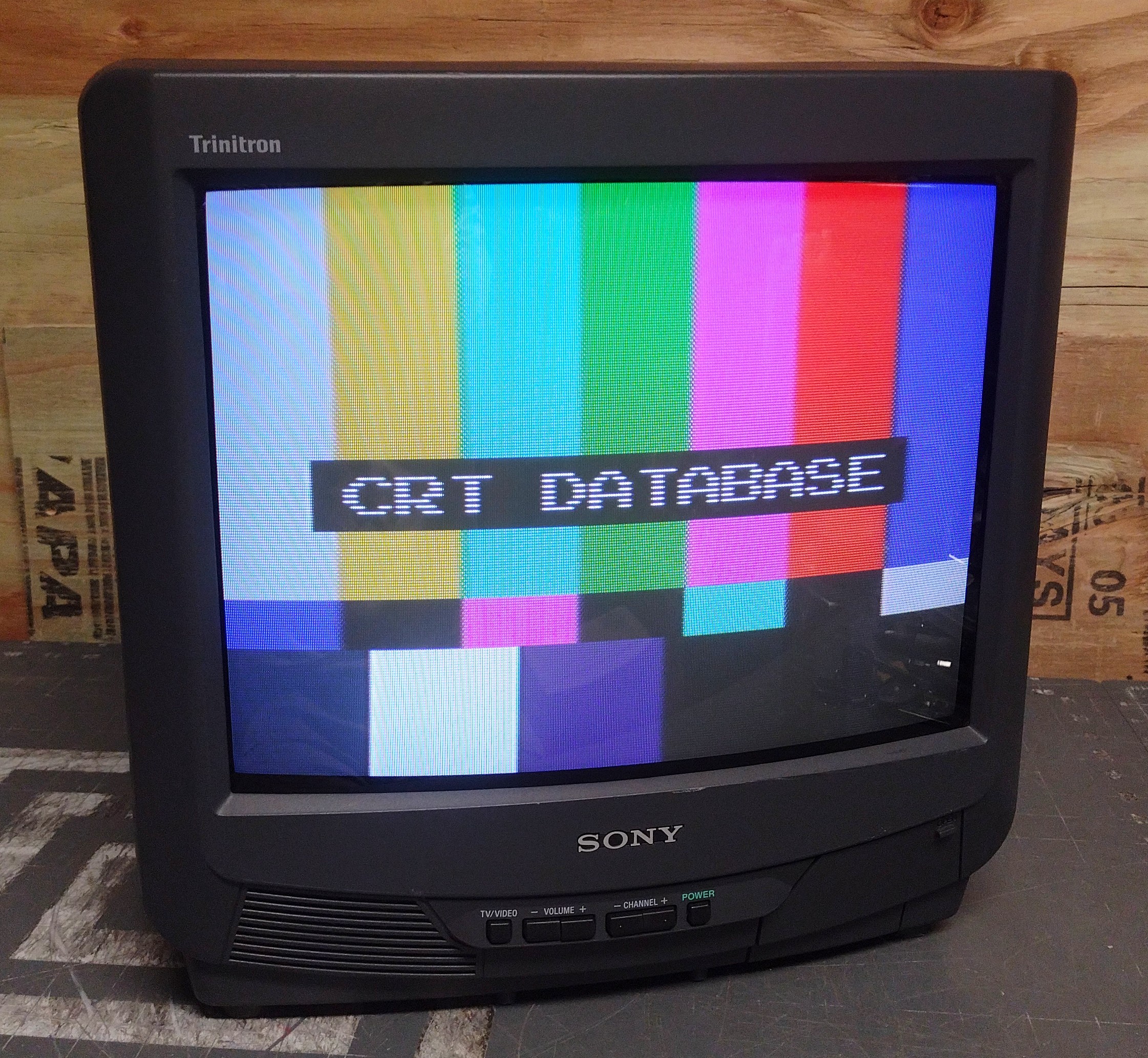 SONY　カラーテロップアダプター　CG-16 Sony KV-13M20 | CRT Database